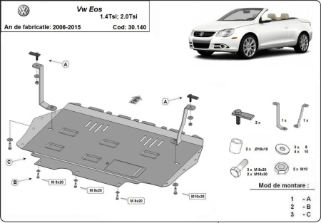 Scut motor VW EOS 2006 - 2015 - Img 3