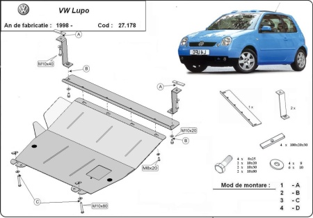 Scut motor VW Lupo 1999 - 2005 - Img 3