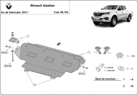 Scut radiator Renault Alaskan 2017 - 2026 - Img 3