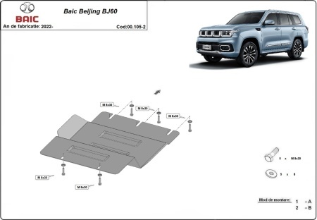 Scut reductor Baic Beijing BJ60 2022 - 2026 - Img 2
