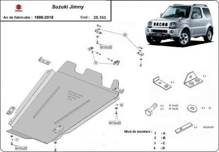 Scut reductor/cutie transfer Suzuki Jimny 1998 - 2018 - Img 3