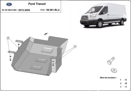 Scut rezervor AdBlue Ford Transit 2013 - 2020 - Img 2