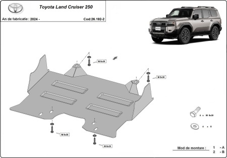 Set de scuturi Toyota Land Cruiser 2024 - 2026 - Img 4