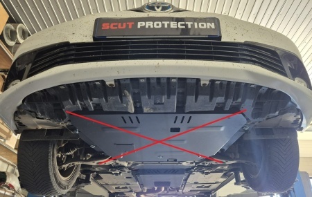 Scut antifurt catalizator pentru Toyota Prius 3 + 2011 - 2021 - Img 9