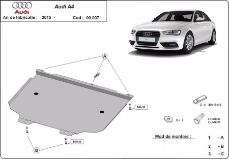 Scut cutie de viteză Audi A4 B9 2015 - 2026 - Img 3