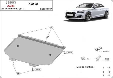 Scut cutie de viteză Audi A5 2017 - 2026 - Img 3