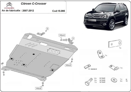 Scut motor Citroen C - Crosser 2007 - 2012 - Img 3