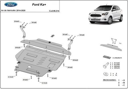 Scut motor Ford KA+ 2014 - 2020 - Img 3