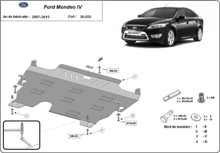 Scut motor Ford Mondeo 4 2007 - 2015 - Img 3