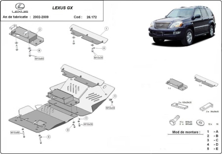 Scut motor Lexus GX 2002 - 2009 - Img 3