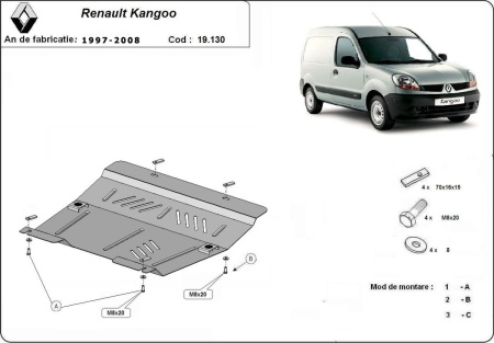 Scut motor Renault Kangoo 1997 - 2008 - Img 3