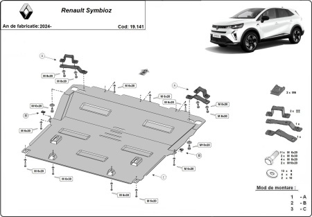 Scut motor Renault Symbioz 2024 - 2026 - Img 3
