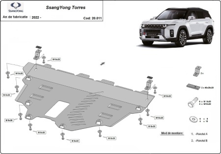Scut motor Ssangyong Torres 2022 - 2026 - Img 3