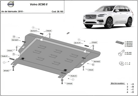 Scut motor Volvo XC90 2015 - 2026 - Img 3
