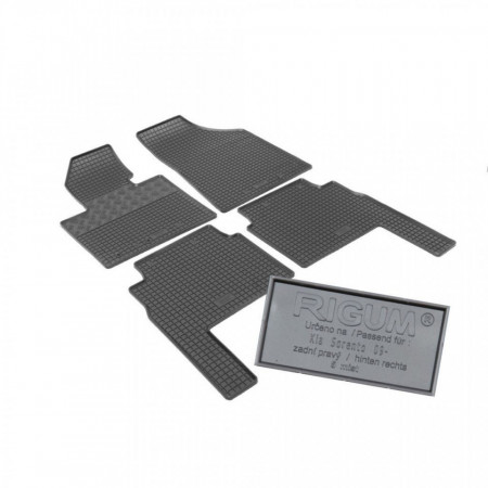 Set covorase cauciuc Kia Sorento II ( 5 locuri ) 2009 - 2013