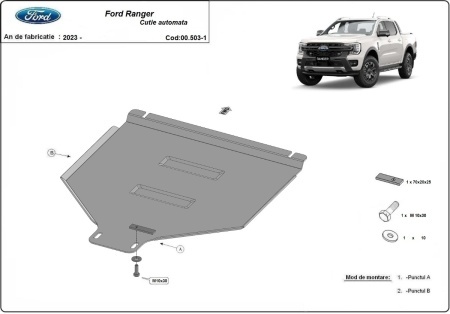 Scut cutie de viteză automată Ford Ranger 2023 - 2026 - Img 2