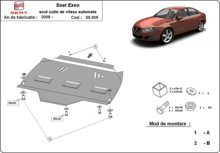 Scut cutie de viteză automată Seat Exeo 2008 - 2013 - Img 3