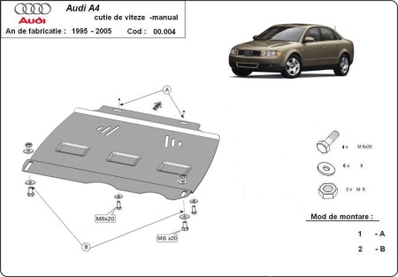 Scut cutie de viteză manuală Audi A4 B6 2000 - 2005 - Img 3