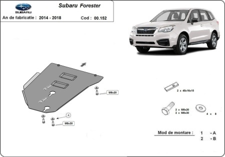Scut cutie de viteză manuală Subaru Forester 4 2014 - 2018 - Img 3