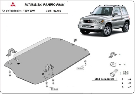 Scut cutie de viteză Mitsubishi Pajero Pinin 1997 - 2007 - Img 3