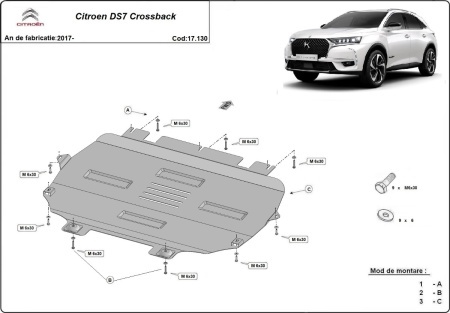 Scut motor Citroen DS7 Crossback 2017 - 2026 - Img 3