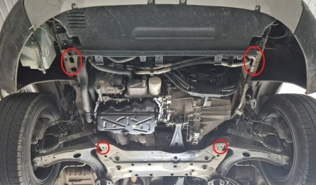 Scut motor din aluminiu Ford Transit Custom - Tracțiune față 2020 - 2023 - Img 5