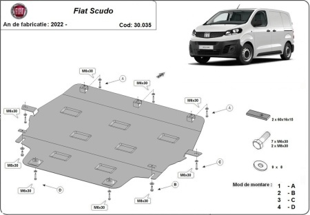 Scut motor Fiat Scudo 2022 - 2026 - Img 3