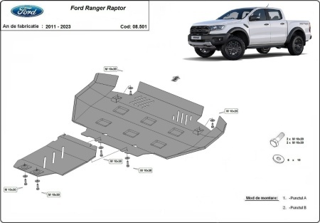 Scut motor Ford Ranger Raptor 2020 - 2023 - Img 3