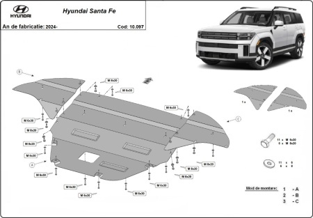 Scut motor Hyundai Santa Fe 2024 - 2026 - Img 3