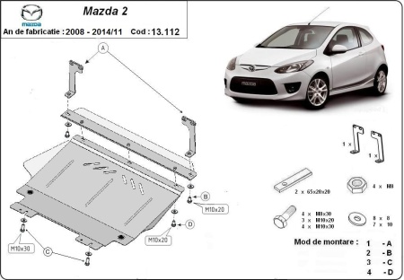 Scut motor Mazda 2 2008 - 2014 - Img 3
