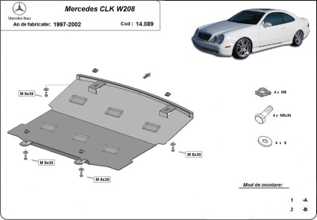 Scut motor Mercedes CLK W208 1997 - 2002 - Img 3