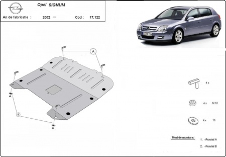 Scut motor Opel Signum 2002 - 2008 - Img 3