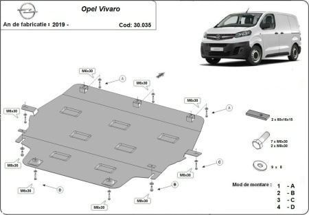 Scut Motor Opel Vivaro 2019 - 2026 - Img 3