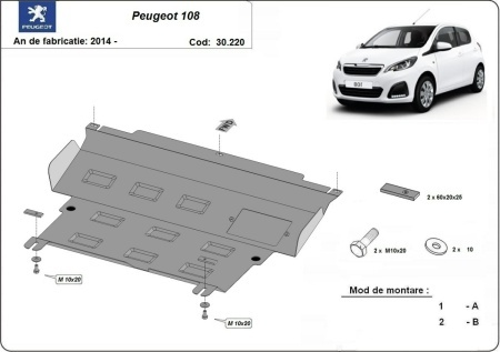 Scut motor Peugeot 108 2014 - 2021 - Img 3