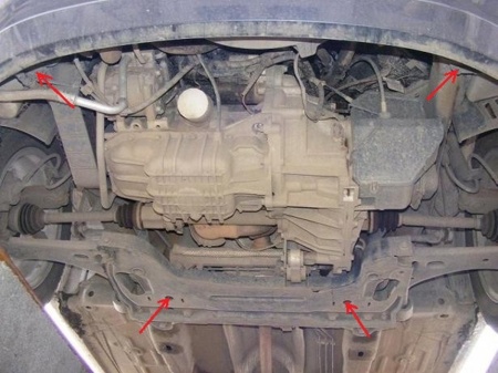 Scut motor și cutie de viteză Mazda 2 2003 - 2007 - Img 4