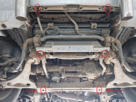 Scut motor și radiator Mitsubishi Pajero 3 (V60, V70) Vers 2.0 1999 - 2007 - Img 4