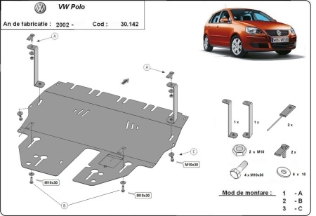 Scut motor VW Polo 2003 - 2009 - Img 3