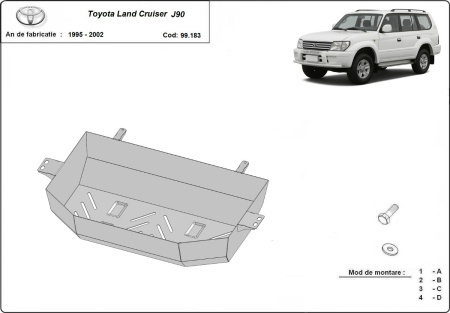 Scut rezervor Toyota Land Cruiser J90 1995 - 2002 - Img 3