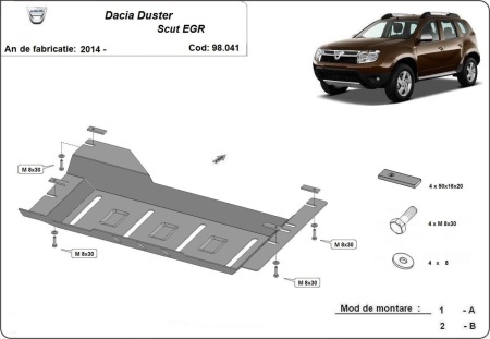 Scut Sistem Stop&amp;amp;GO, EGR Dacia Duster Diesel 2014 - 2017 - Img 3