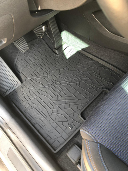 Set covorase cauciuc originale Hyundai Tucson 2015 - 2020 - Img 4