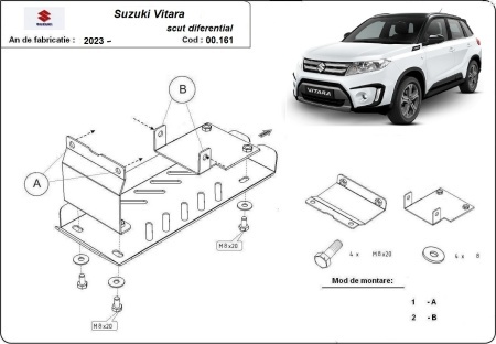 Set de scuturi Suzuki Vitara 2023 - 2026 - Img 4
