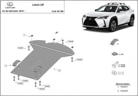 Scut antifurt catalizator pentru Lexus UX 2019 - 2026 - Img 3