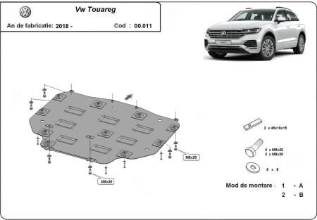 Scut cutie de viteză VW Touareg 2018 - 2026 - Img 3