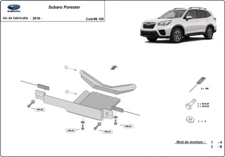 Scut diferențial Subaru Forester 2018 - 2026 - Img 3