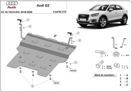 Scut motor Audi Q2 2016 - 2020 - Img 3