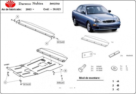 Scut motor Daewoo Nubira 2003 - 2009 - Img 3