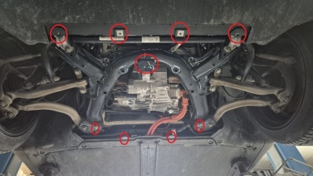 Scut motor faţă din aluminiu Tesla Model 3 AWD 2017 - 2026 - Img 4