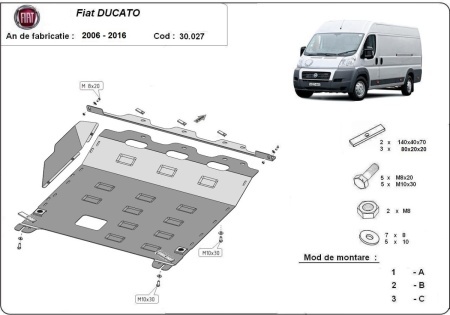 Scut motor Fiat Ducato 2006 - 2016 - Img 3