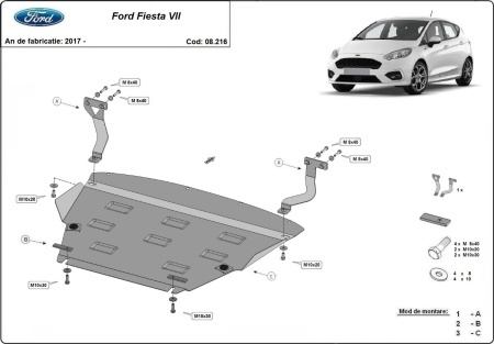 Scut motor Ford Fiesta VII 2017 - 2026 - Img 3