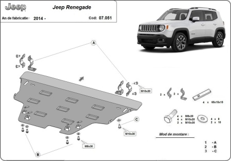 Scut Motor Jeep Renegade 2014 - 2026 - Img 3